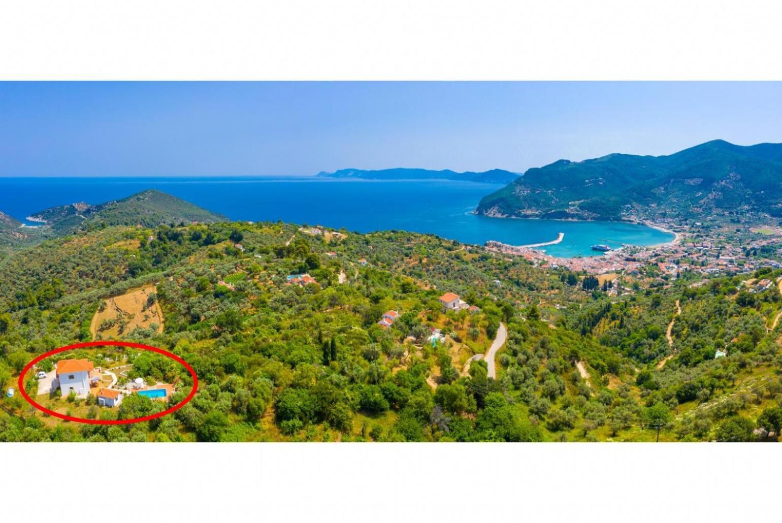 Villa Glafki Panormos  Exterior foto