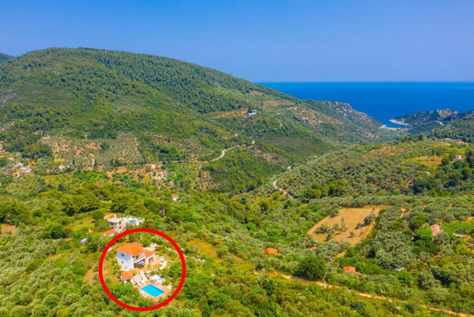 Villa Glafki Panormos  Exterior foto